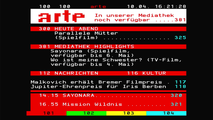 So sieht Videotext bei Waipu TV aus. (Bild: Exaring)